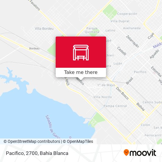 Pacífico, 2700 map