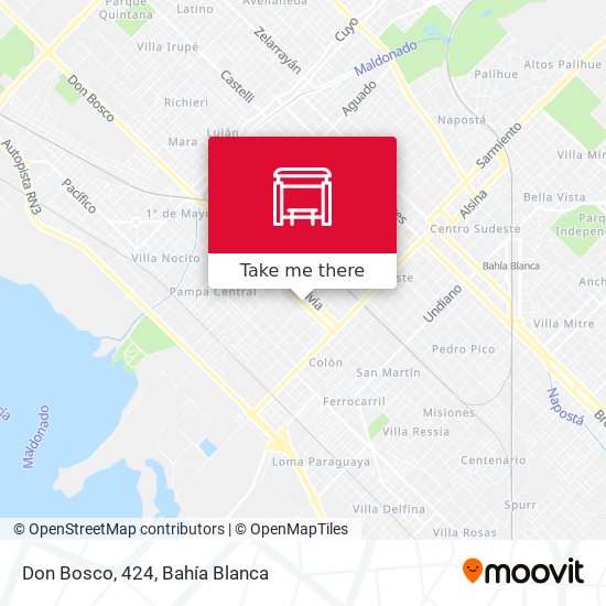 Don Bosco, 424 map