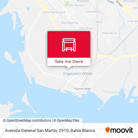 Mapa de Avenida General San Martín, 2910