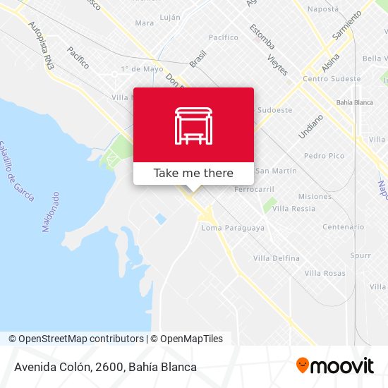 Mapa de Avenida Colón, 2600