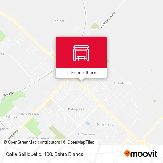 Mapa de Calle Salliquello, 400