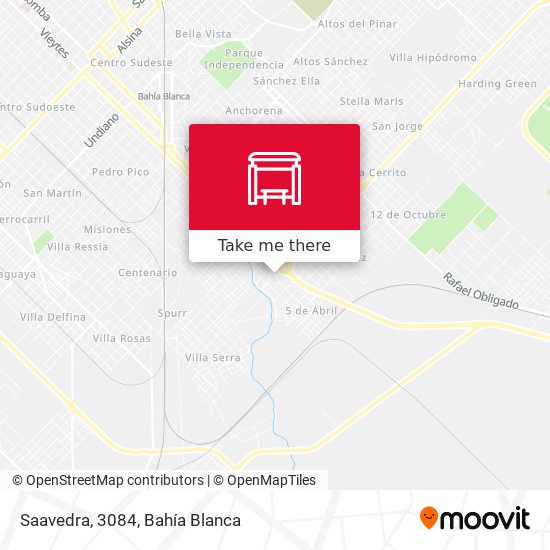 Saavedra, 3084 map