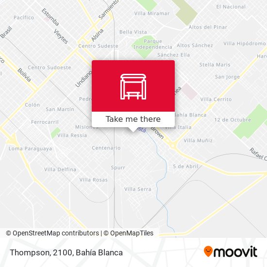 Mapa de Thompson, 2100