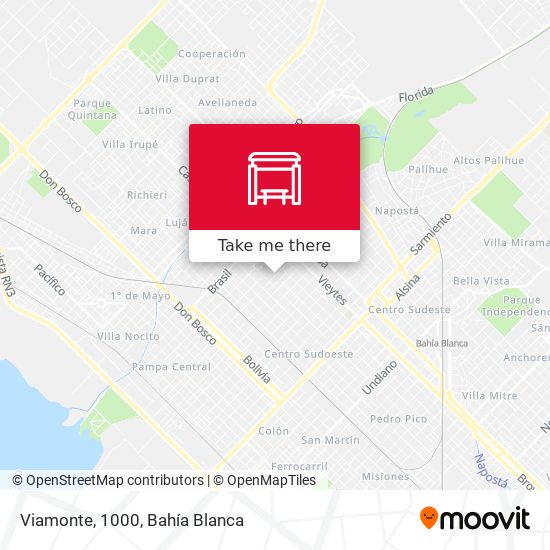 Mapa de Viamonte, 1000