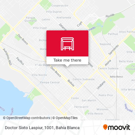 Doctor Sixto Laspiur, 1001 map