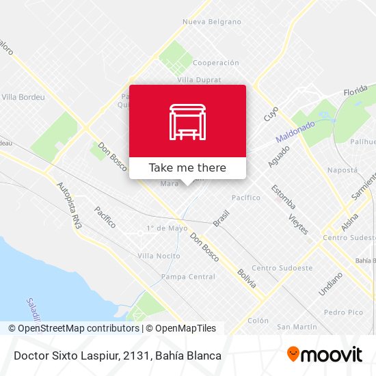 Doctor Sixto Laspiur, 2131 map