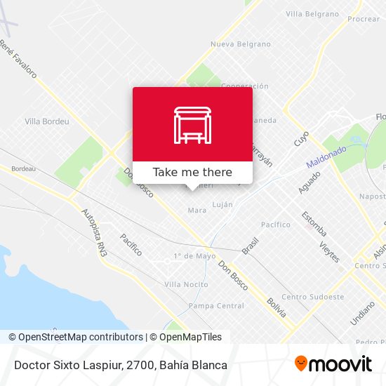 Mapa de Doctor Sixto Laspiur, 2700