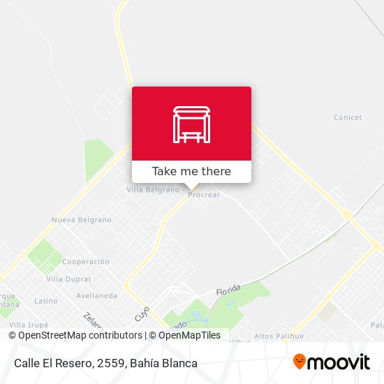 Calle El Resero, 2559 map