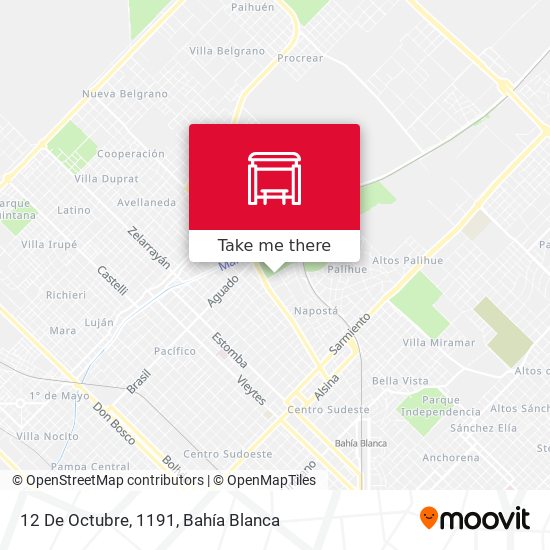12 De Octubre, 1191 map