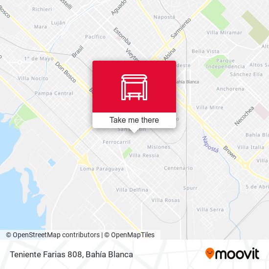 Teniente Farias 808 map