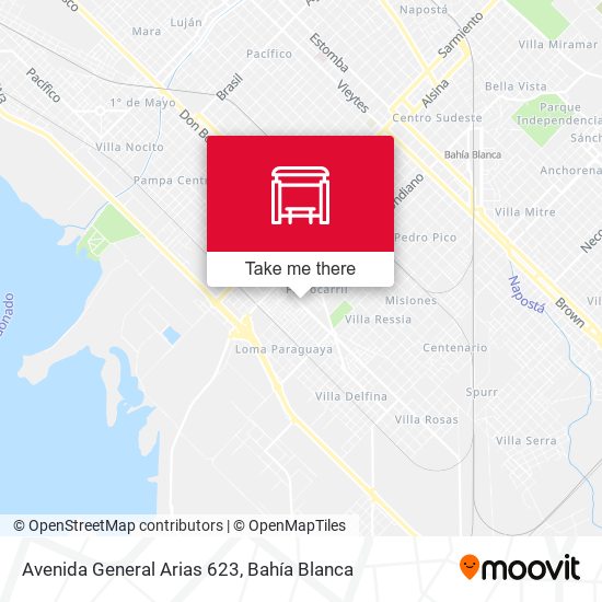 Mapa de Avenida General Arias 623