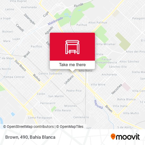 Mapa de Brown, 490