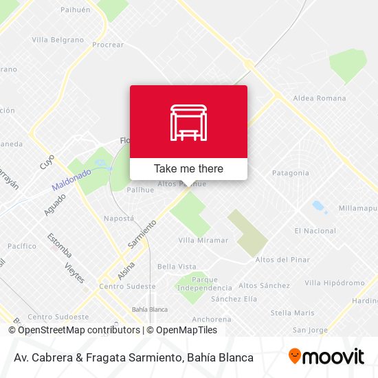Mapa de Av. Cabrera & Fragata Sarmiento