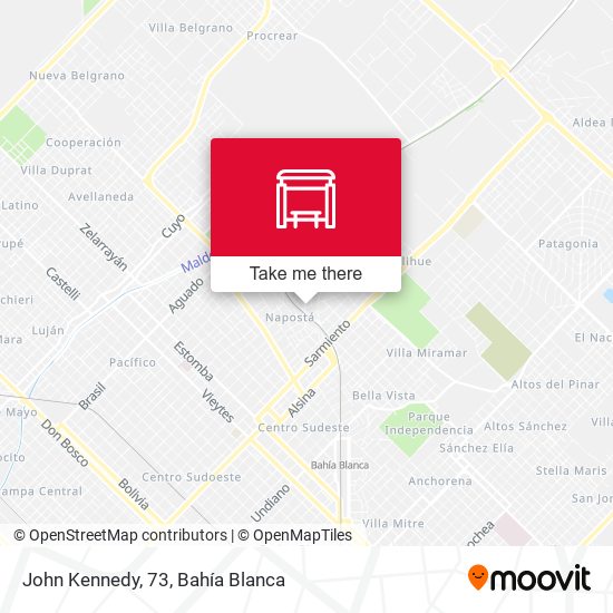 John Kennedy, 73 map