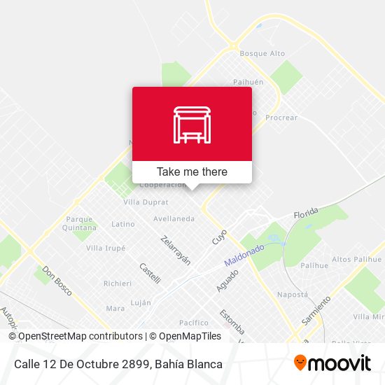Mapa de Calle 12 De Octubre 2899