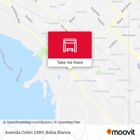 Mapa de Avenida Colón 2489