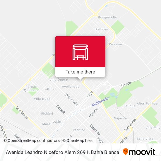 Avenida Leandro Niceforo Alem 2691 map