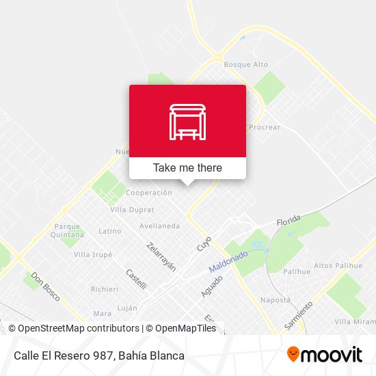 Calle El Resero 987 map