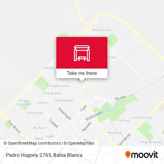 Pedro Hugony 2765 map
