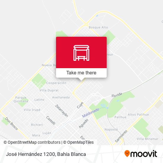 José Hernández 1200 map