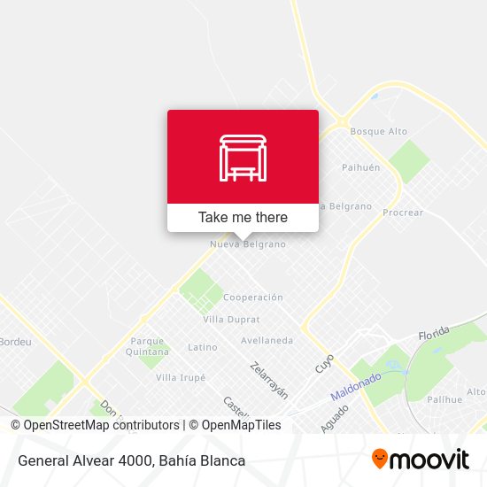 Mapa de General Alvear 4000