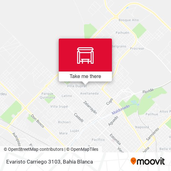 Evaristo Carriego 3103 map