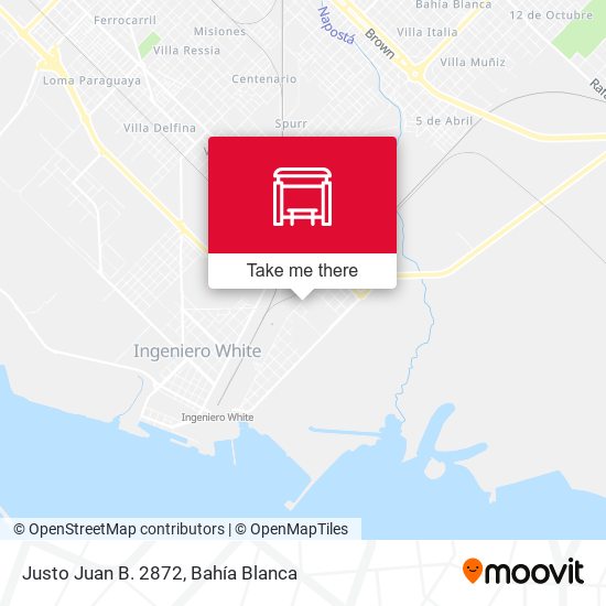 Justo Juan B. 2872 map