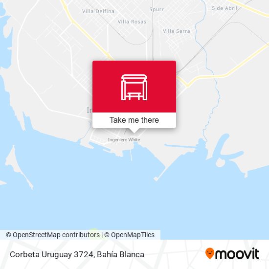 Corbeta Uruguay 3724 map