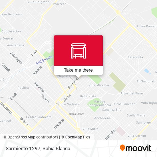 Sarmiento 1297 map