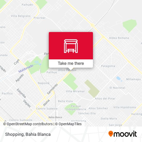 Shopping map