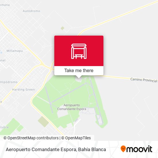 Aeropuerto Comandante Espora map