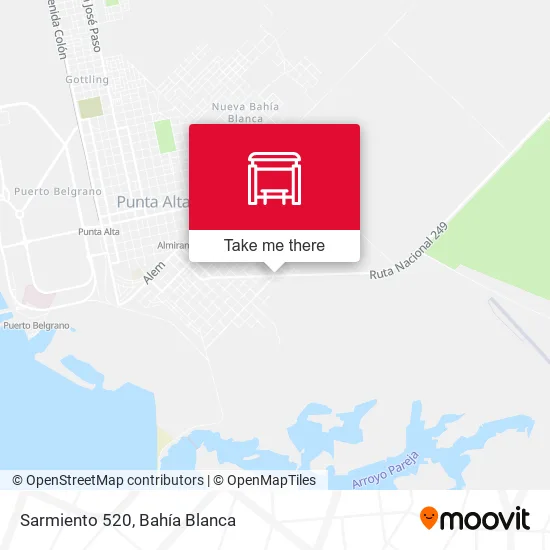 Sarmiento 520 map