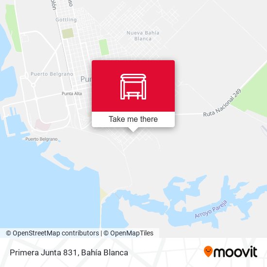 Primera Junta 831 map
