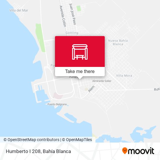 Mapa de Humberto I 208
