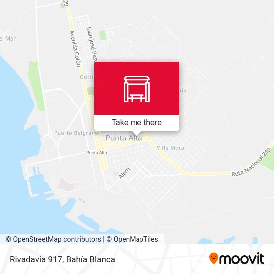 Rivadavia 917 map