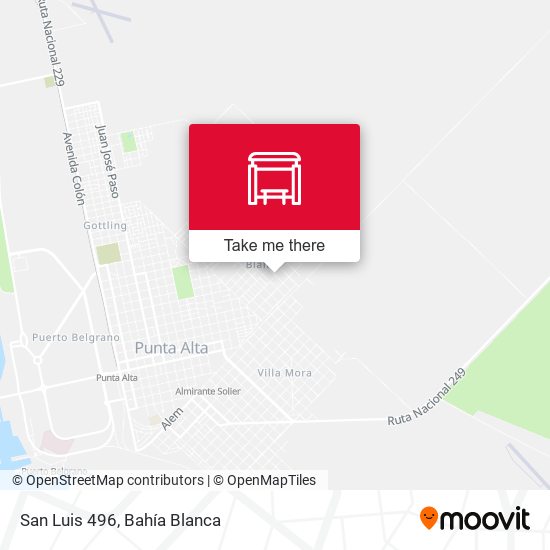 San Luis 496 map