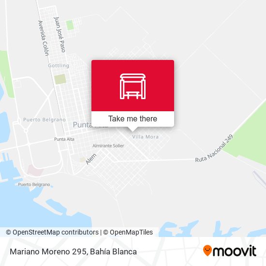 Mariano Moreno 295 map