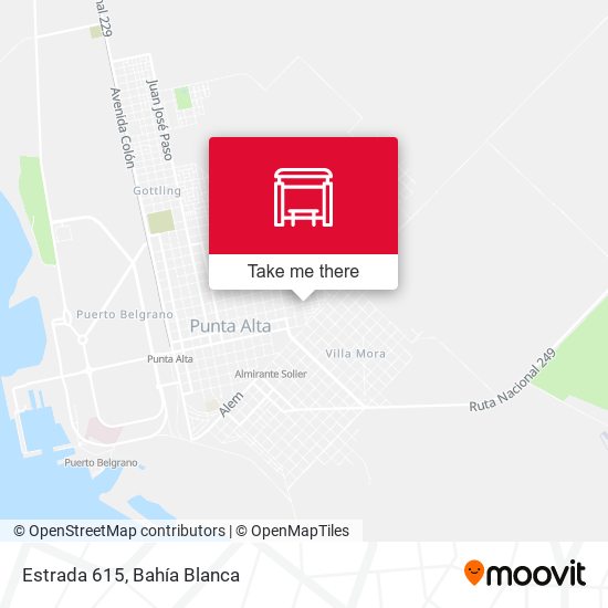 Mapa de Estrada 615