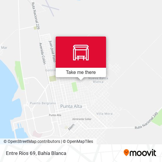 Entre Ríos 69 map