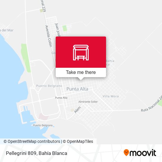 Pellegrini 809 map