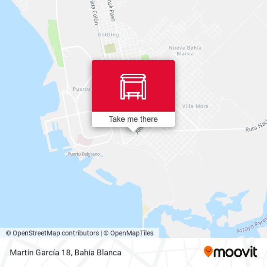 Martín García 18 map