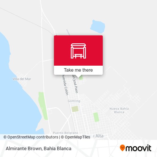 Almirante Brown map