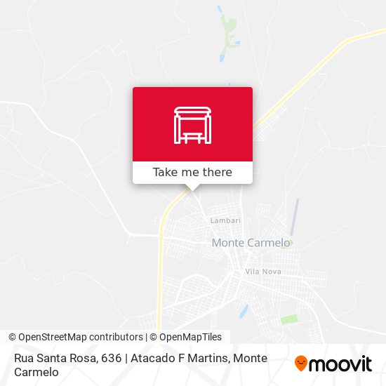 Rua Santa Rosa, 636 | Atacado F Martins map