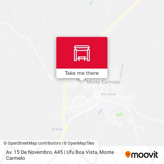Av. 15 De Novembro, 445 | Ufu Boa Vista map