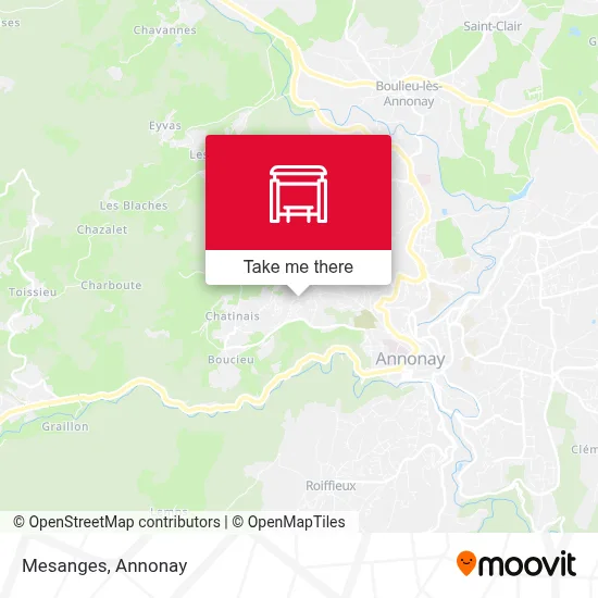 Mesanges map