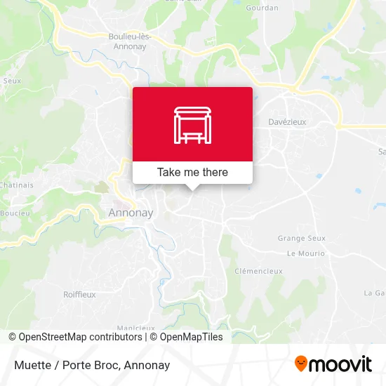 Muette / Porte Broc map