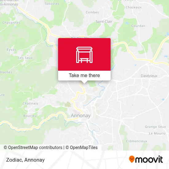 Zodiaque map