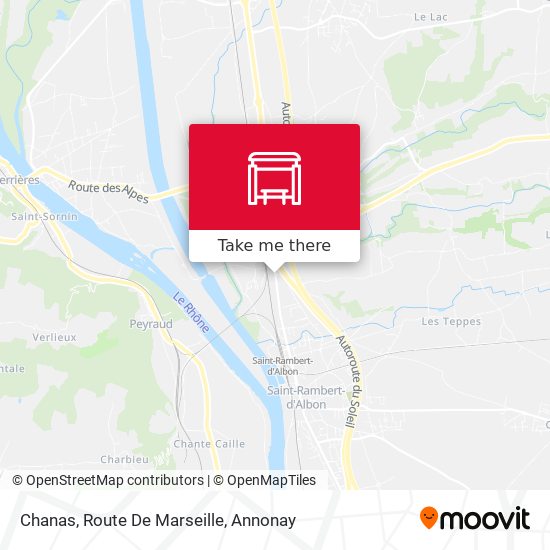 Chanas, Route De Marseille map