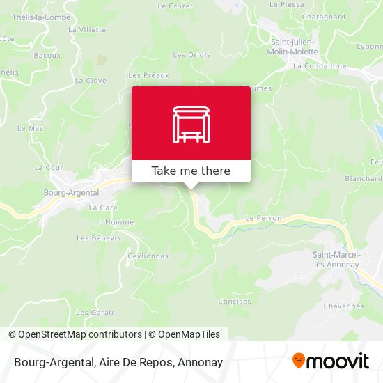 Bourg-Argental, Aire De Repos map