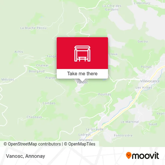 Vanosc map